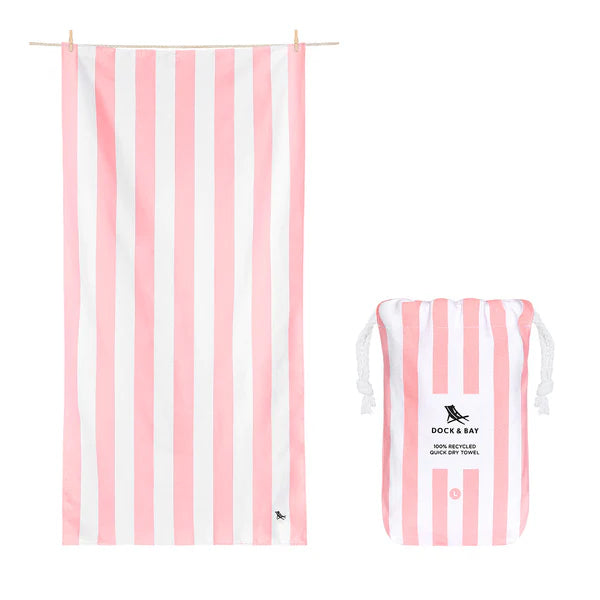 Toalla Cabana Rosa pastel L