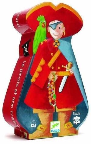 Puzzle silueta el pirata - Librería Educania