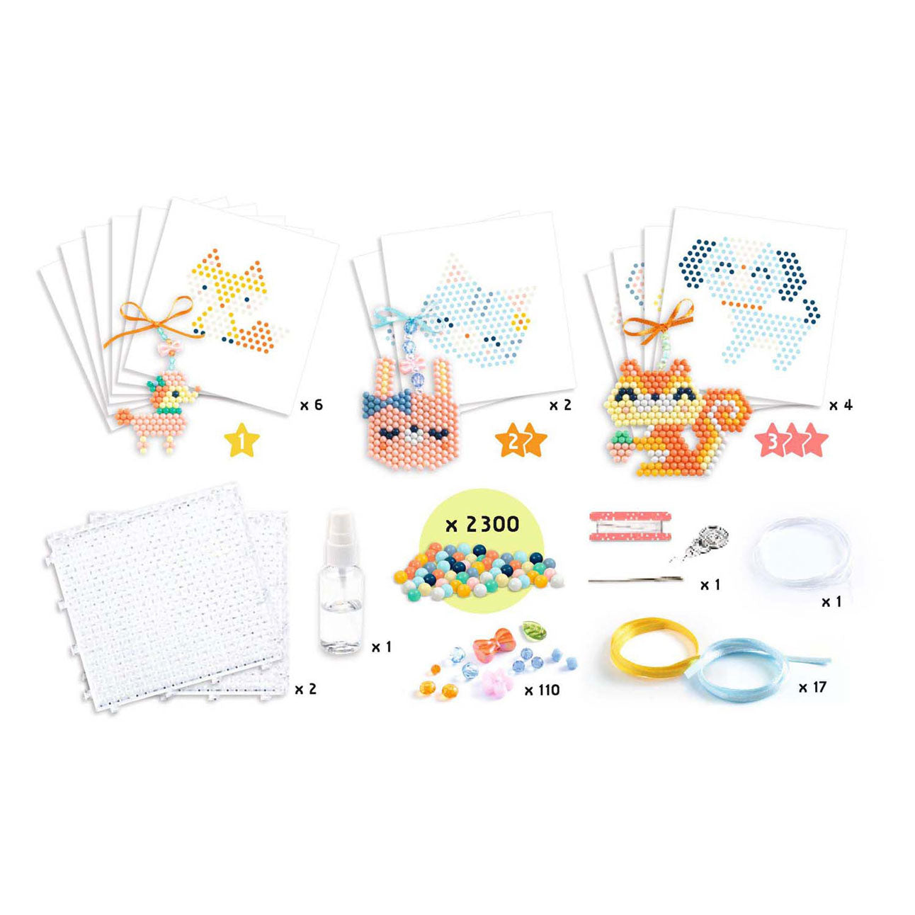 Aqua Box Taller de perlas de agua . Amigos peludos – Kit creativo perlas - Librería Educania