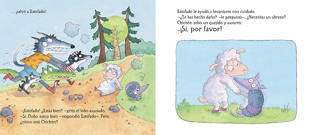 El armadillo que vino a cenar