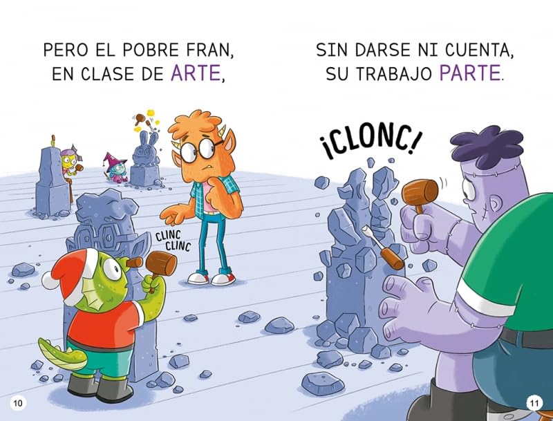 Aprende a leer en la Escuela de monstruos 9 - Torpón y bonachón