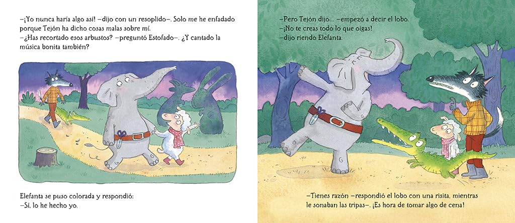 La elefanta que vino a cenar