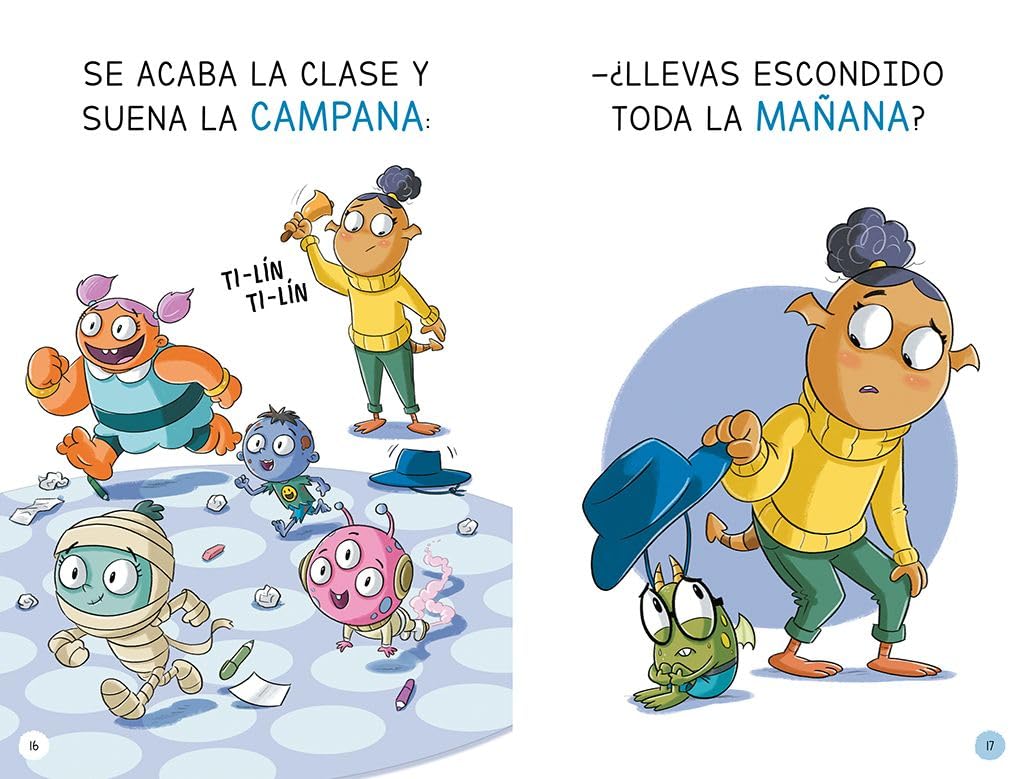 Aprende a leer en la Escuela de monstruos 11 - Primer día, ¡qué alegría!