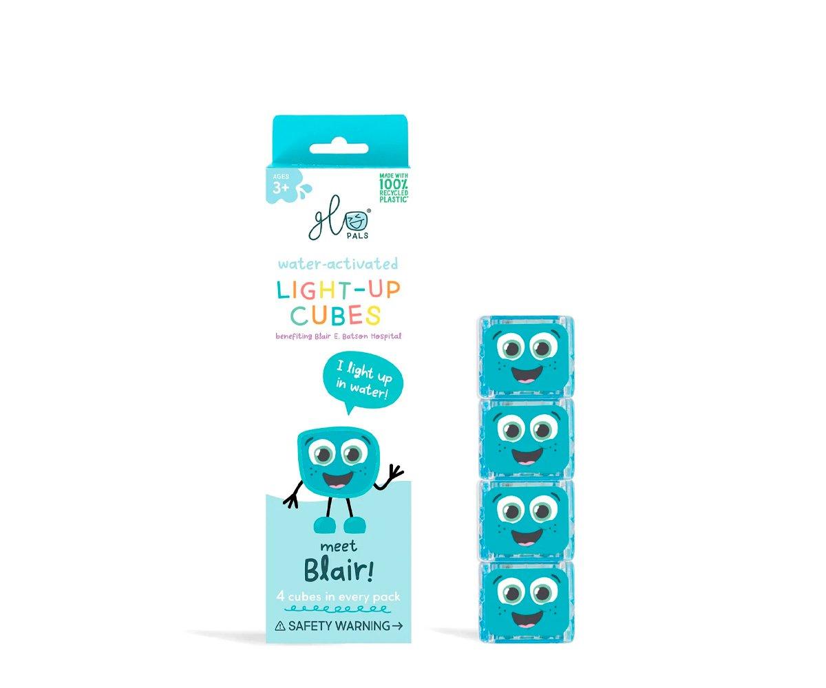 Cubos de luz Blair azul
