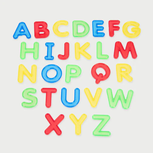 Letras Mayúsculas translúcidas