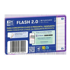 Fichas Revision 2.0 A7 horizontal 30u 2 taladros Oxford