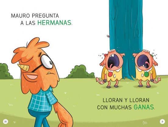 Aprender a leer en la escuela de de monstruos 3 - Las iguales son especiales