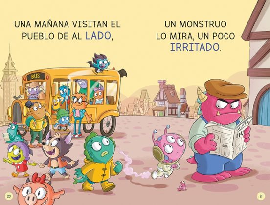 Aprender a leer en la escuela de monstruos 17 - Diferentes pero iguales