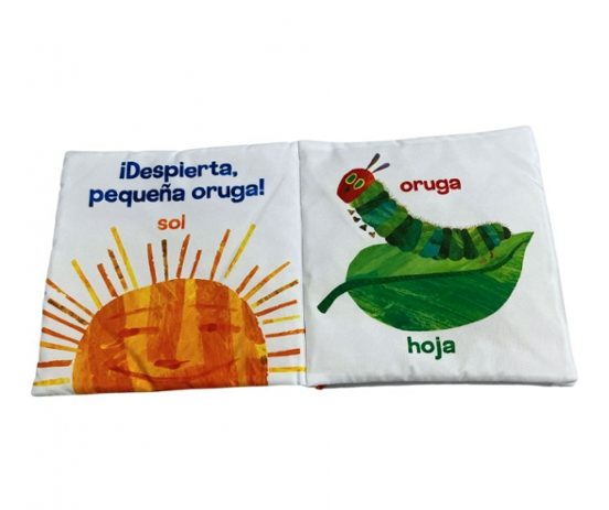La pequeña oruga glotona - Un libro de tela para abrazar