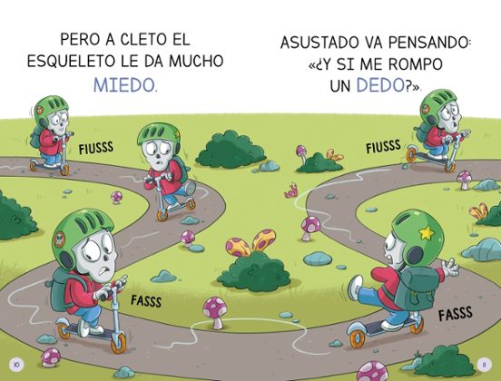 Aprende a leer en la Escuela de monstruos 21 - Esquelético pero frenético
