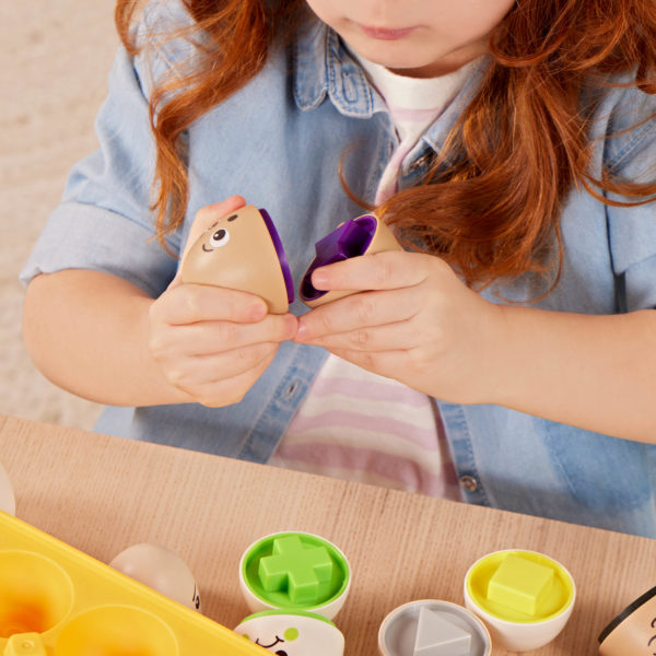 Match & Learn Eggs – Juego educativo de emociones y formas - Librería Educania