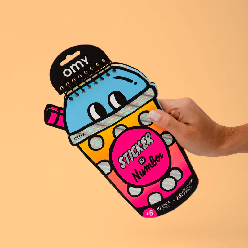 Libreta pegatinas Bubble Tea Omy