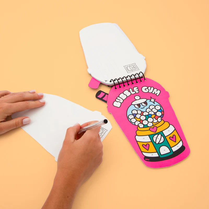 Libreta pegatinas Bubble Tea Omy