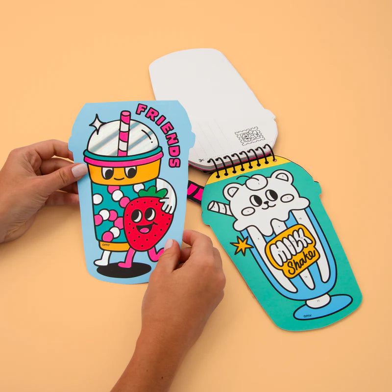 Libreta pegatinas Bubble Tea Omy