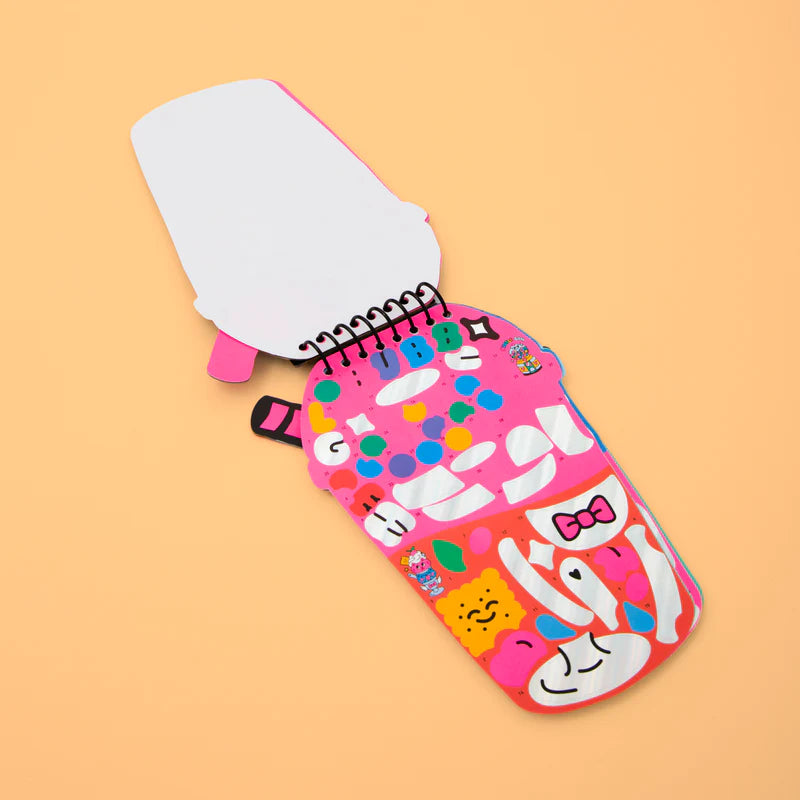 Libreta pegatinas Bubble Tea Omy