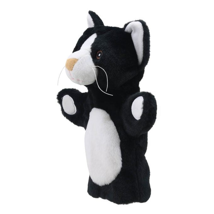 Marioneta gato Blanco y negro