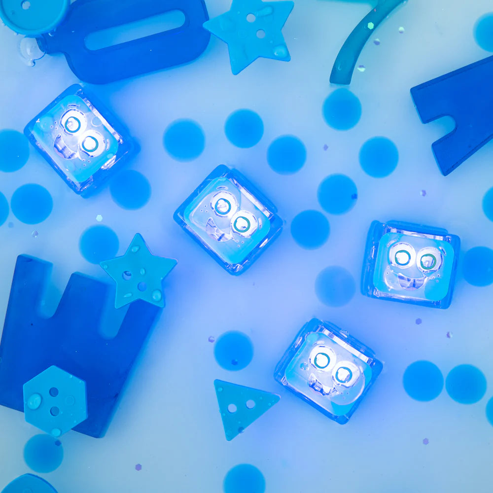 Cubos de luz Blair azul