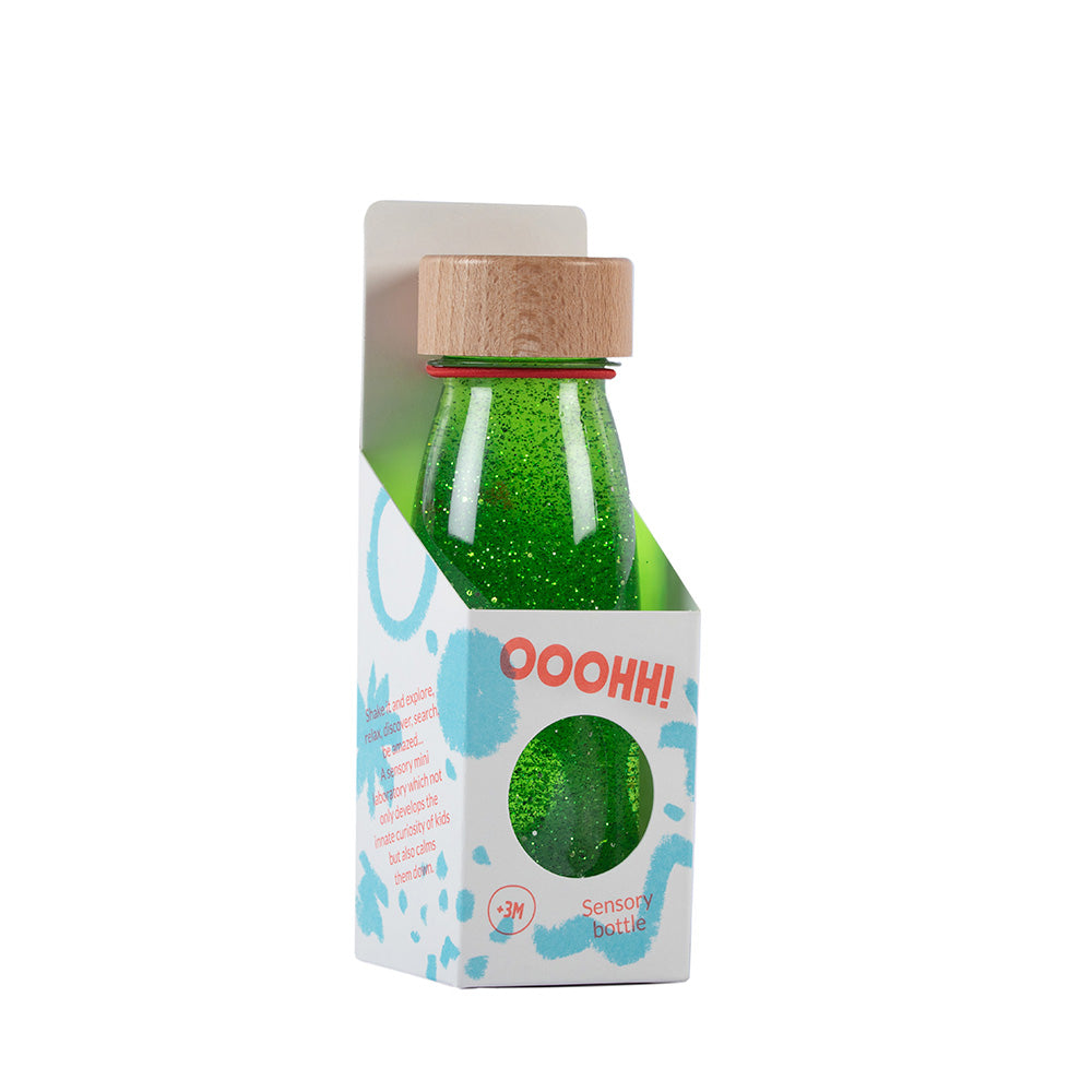 Botella sensorial Float Verde