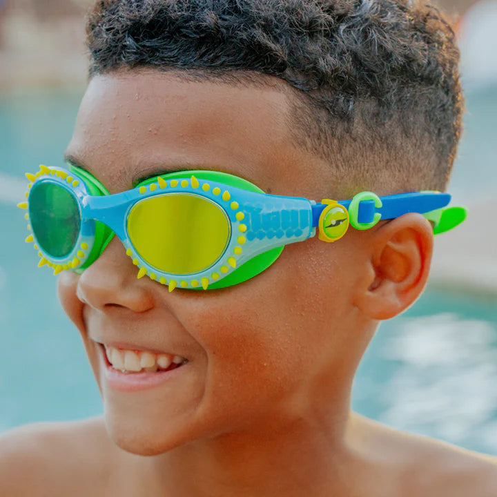 Gafas de natación Stego Splash Green – Gafas infantiles para el agua - Librería Educania