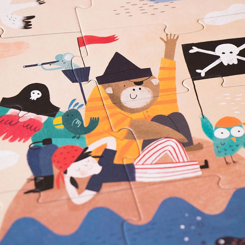 Puzzle Discover the treasure – Puzzle de observación y aventura - Librería Educania