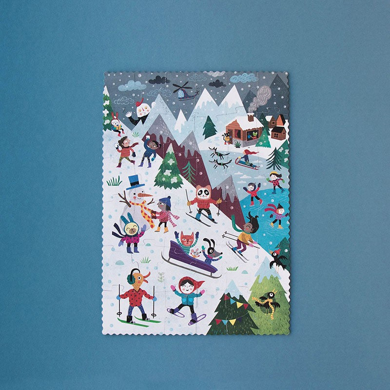 Puzzle Let´s go to the mountain