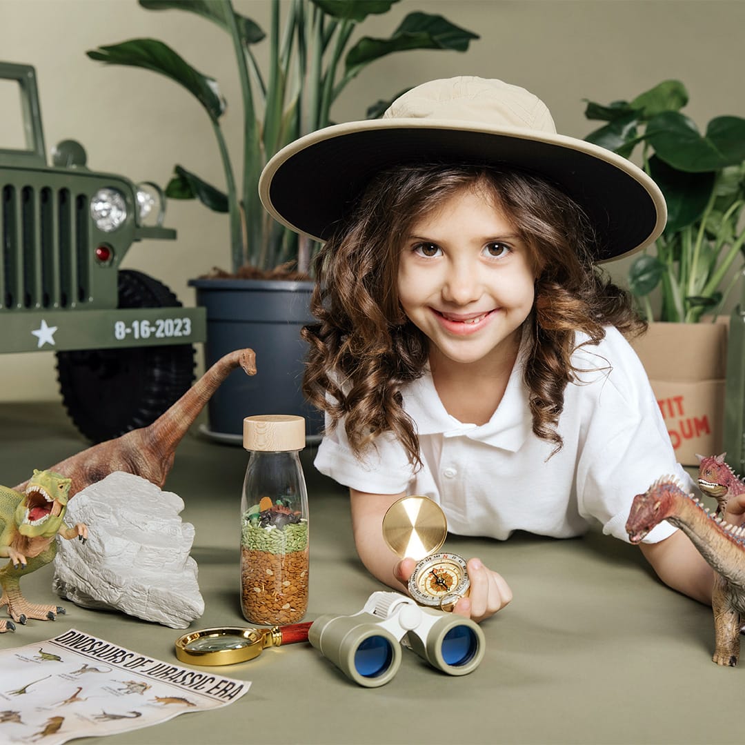 Botella sensorial Spy Jurassic