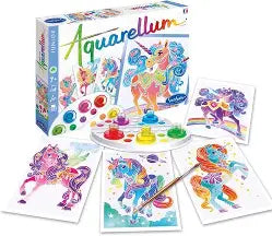 Aquarellum Caballos de SentoSphère – Kit creativo de acuarela