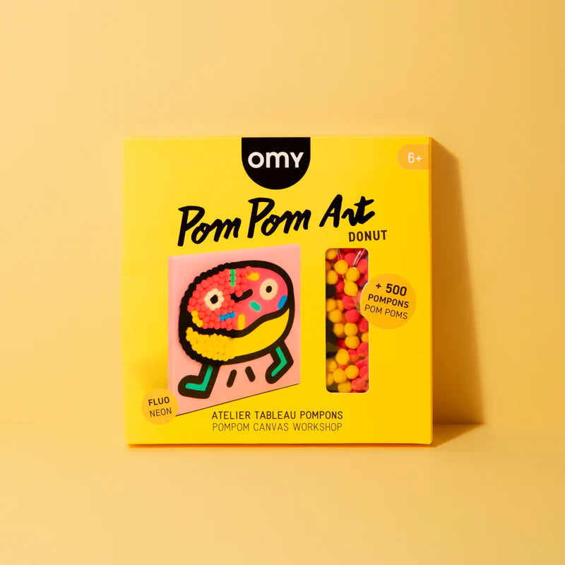 Pom Pom Art Donut Omy