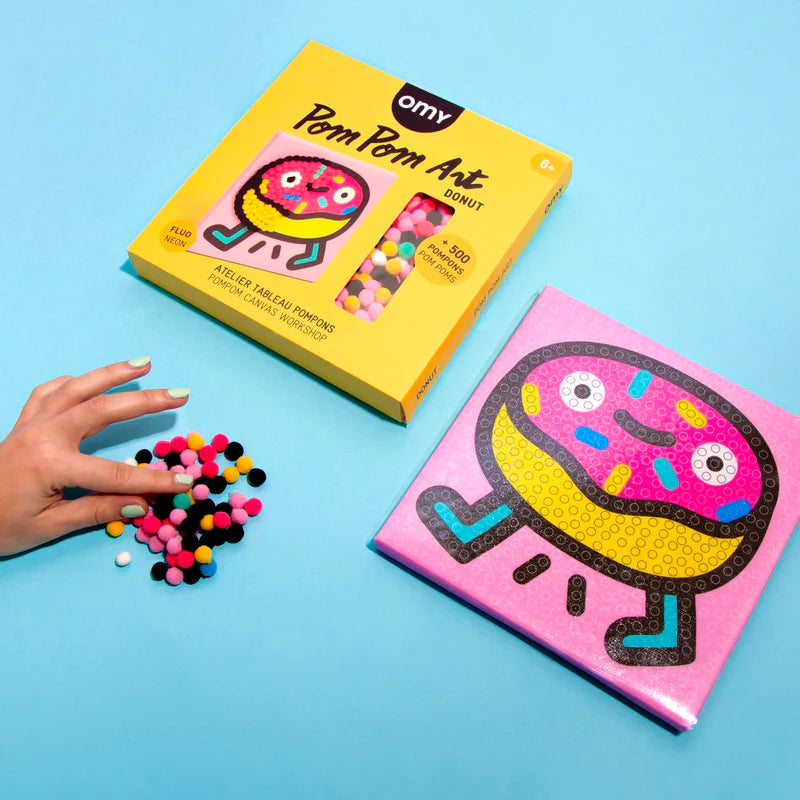 Pom Pom Art Donut Omy