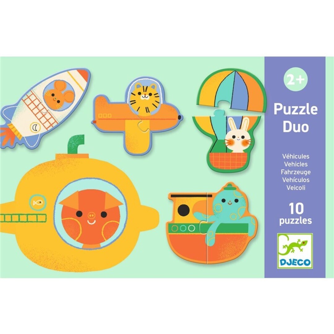 Puzzle Duo Vehículos