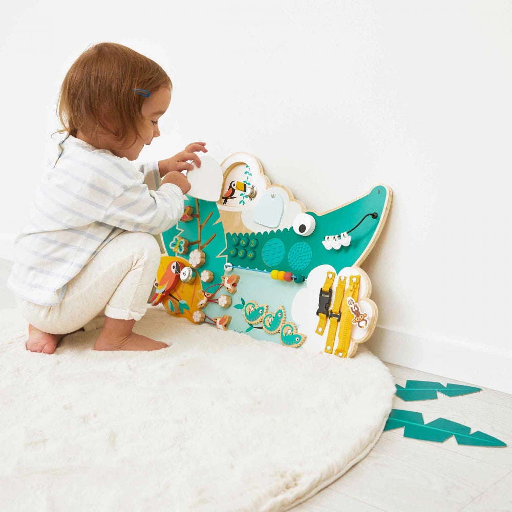 Tablero de actividades Cocodrilo Tropik