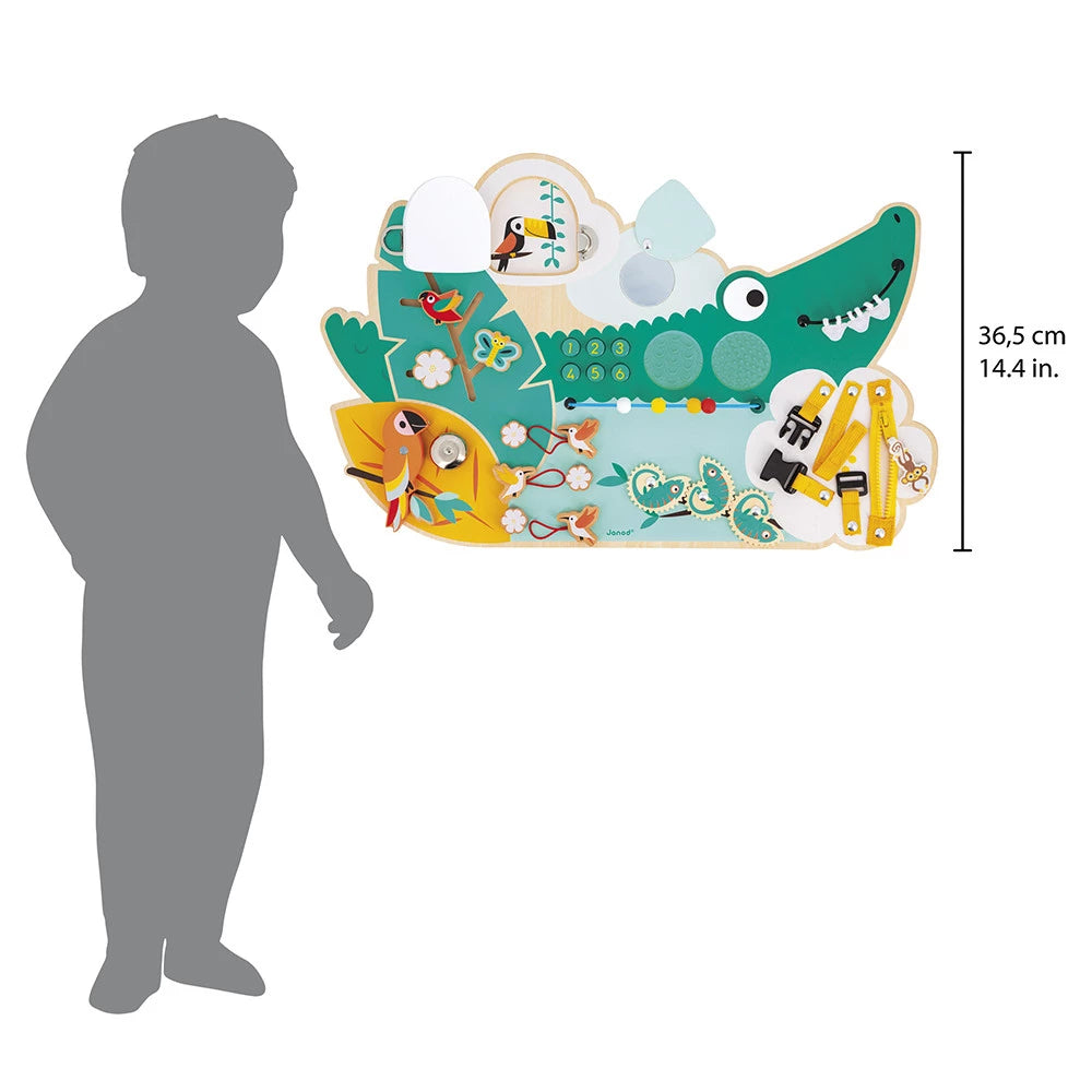 Tablero de actividades Cocodrilo Tropik