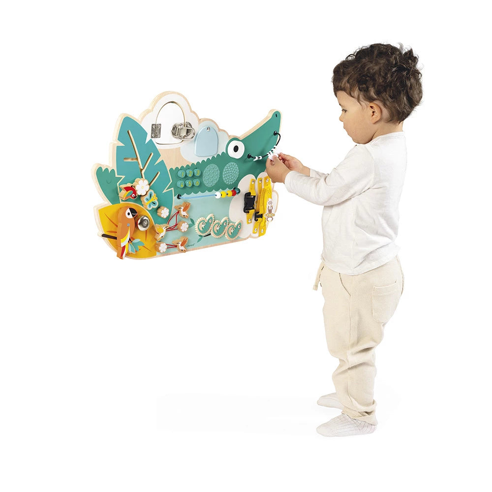 Tablero de actividades Cocodrilo Tropik