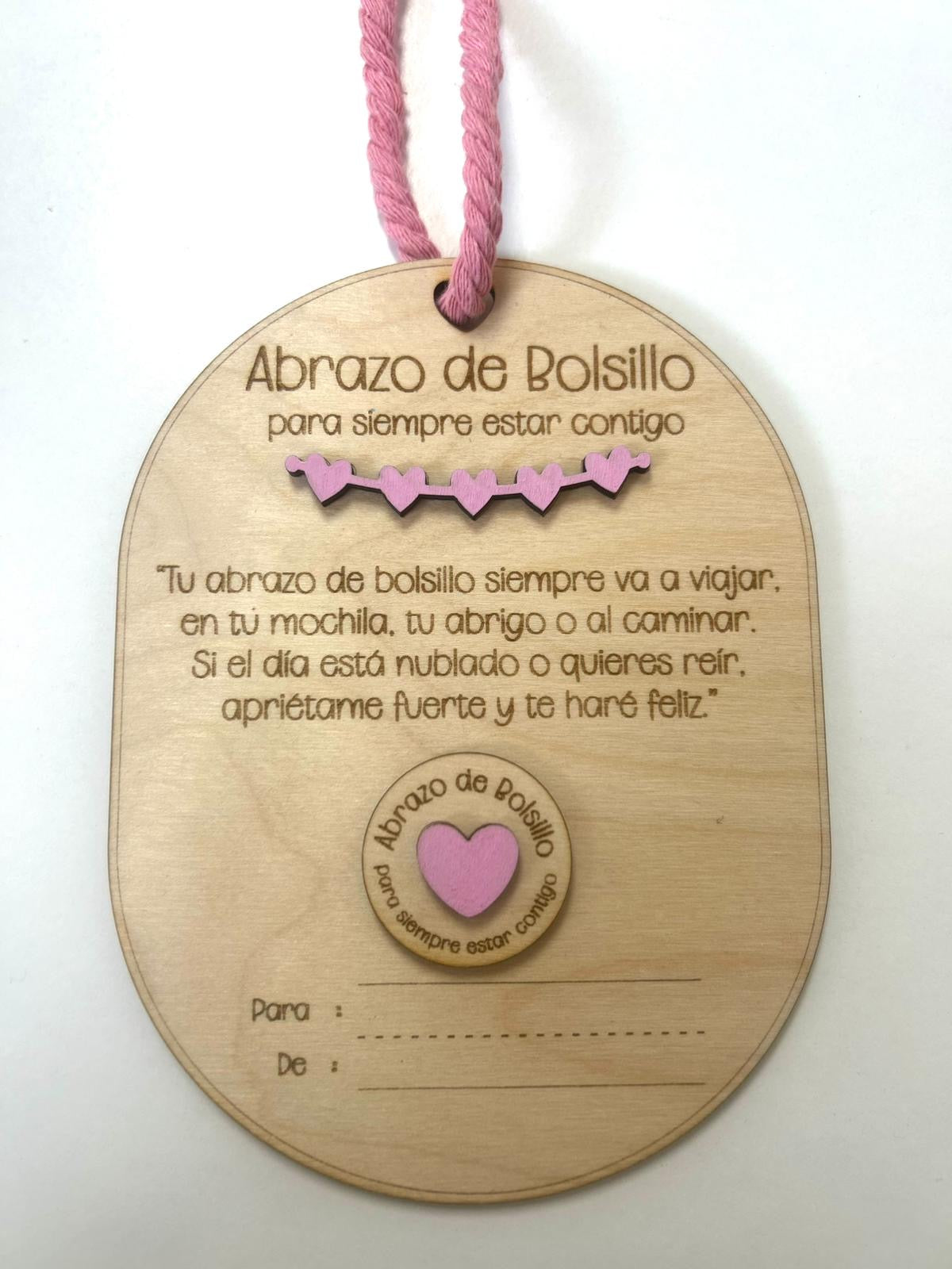 Abrazo de bolsillo