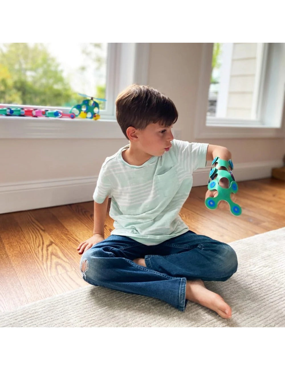 Clixo Itsy Pack verde/azul 18 piezas