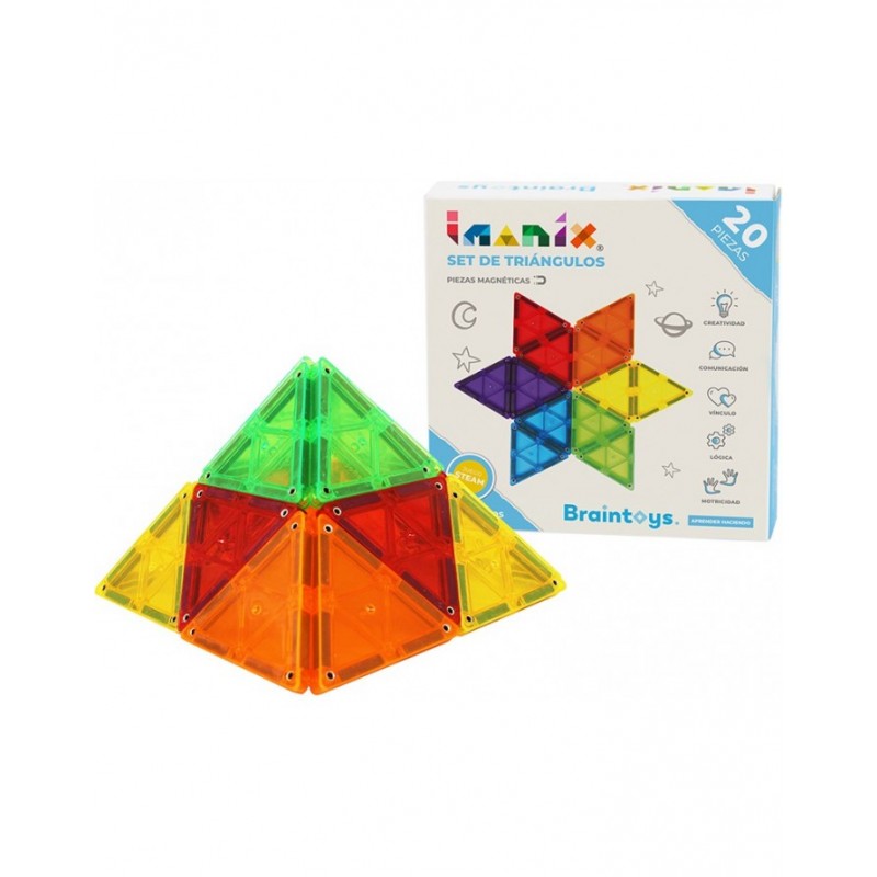 Imanix Set Triángulos 20 piezas - Librería Educania