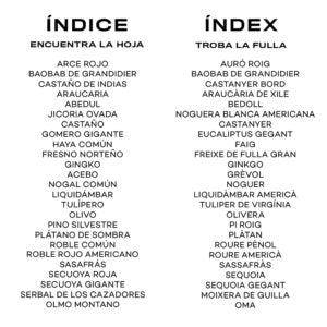 Encuentra la hoja -juego de memoria