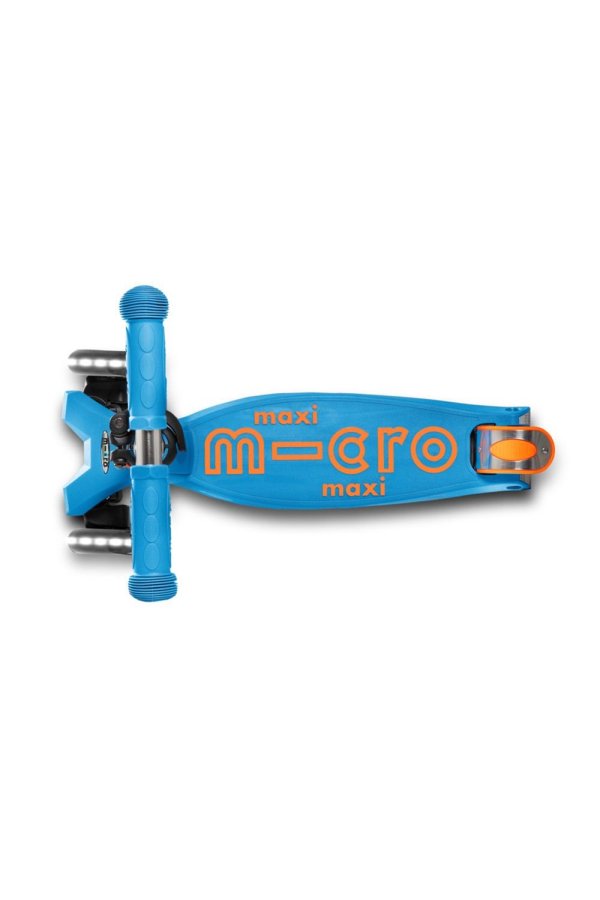 Patinete Maxi Deluxe led Azul Caribe