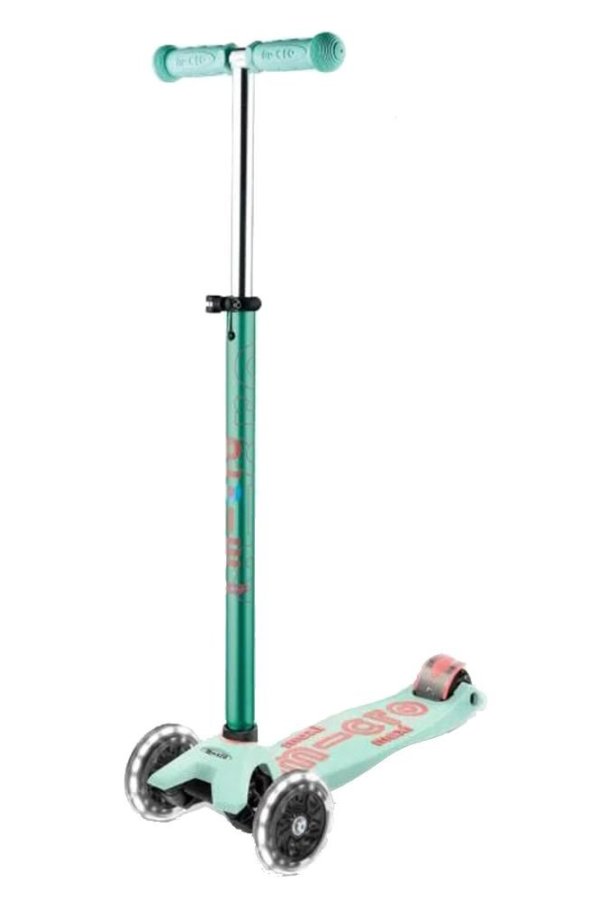 Patinete Maxi Deluxe led Menta