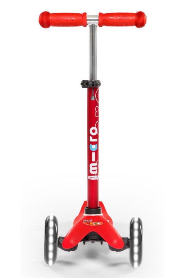 Patinete Mini Deluxe led Rojo