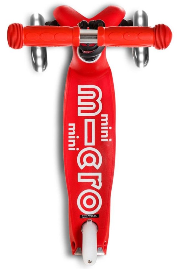 Patinete Mini Deluxe led Rojo