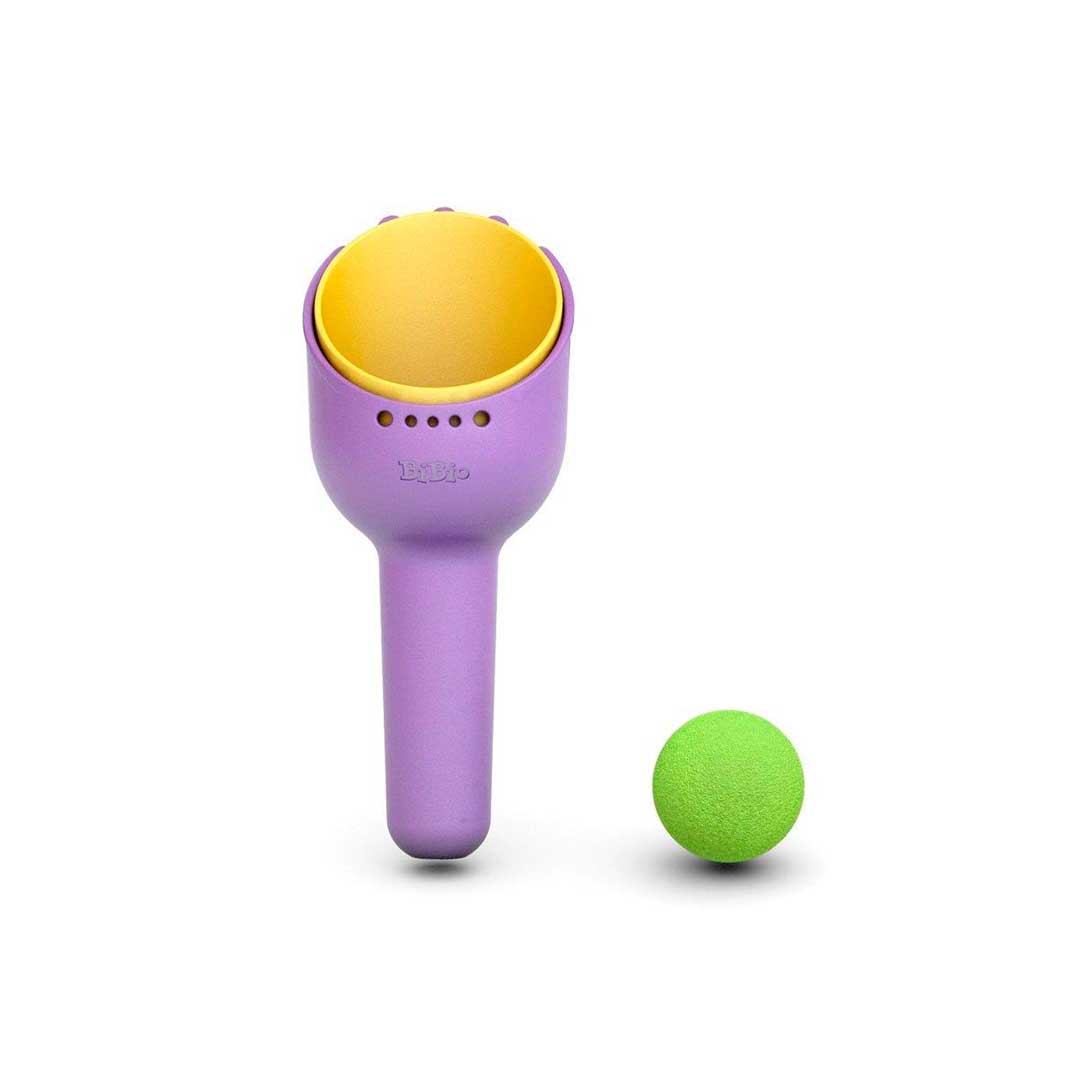 Set pala y rastrillo Rakbi morado/amarillo