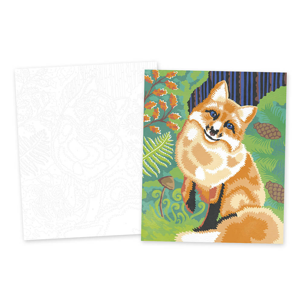 Pintura por números Animales del bosque