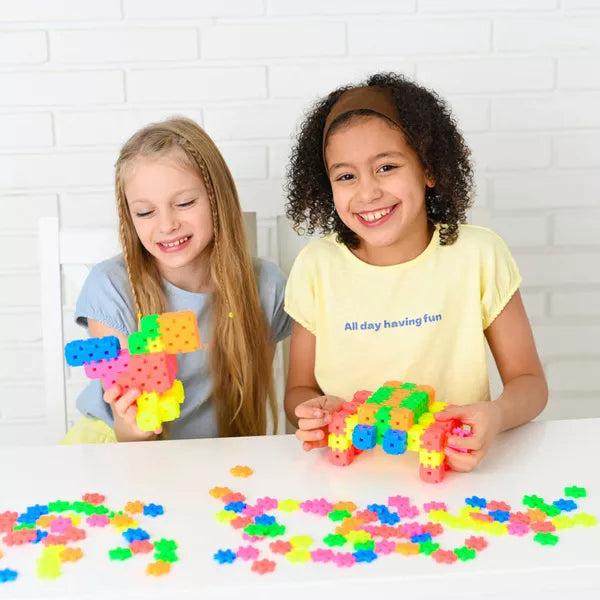 Bloques Meli Basic Travel Box Neon 500 piezas