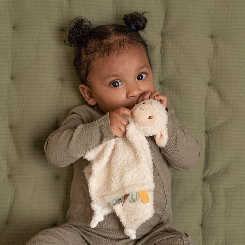 Doudou Oveja Pequeña Granja – Paño de apego suave