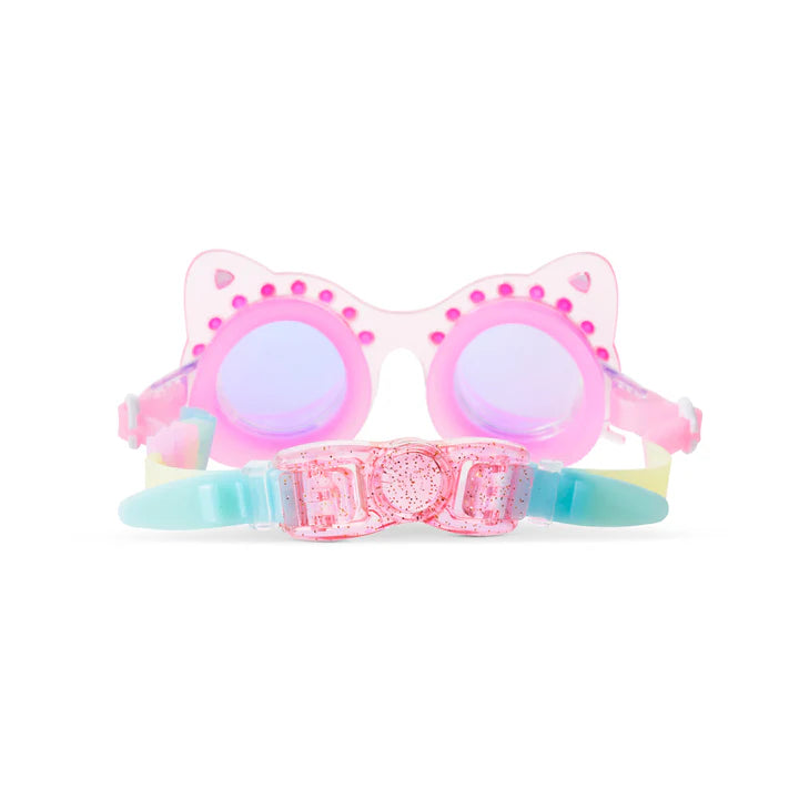 Gafas de natación Jelly Pink Purr – Gafas infantiles para el agua - Librería Educania