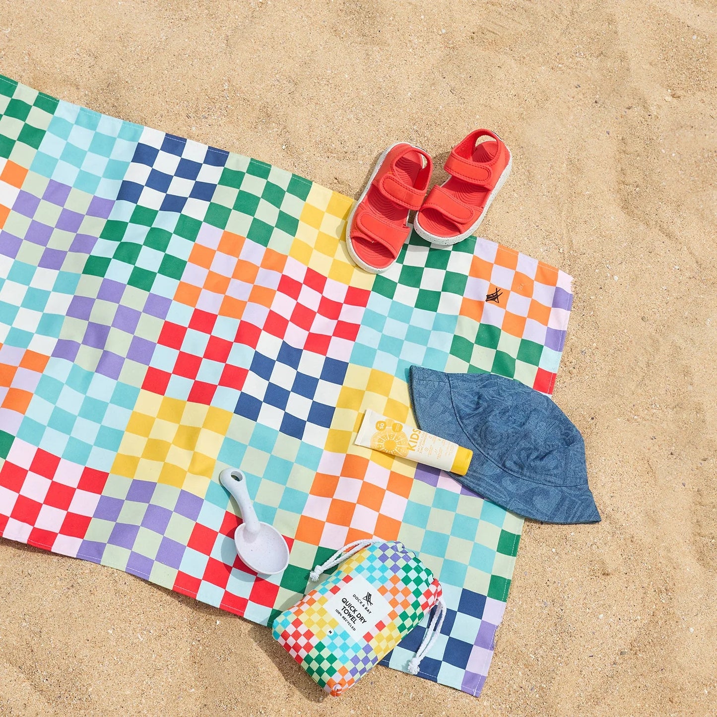Toalla Check me out L – Toalla infantil de playa y piscina
