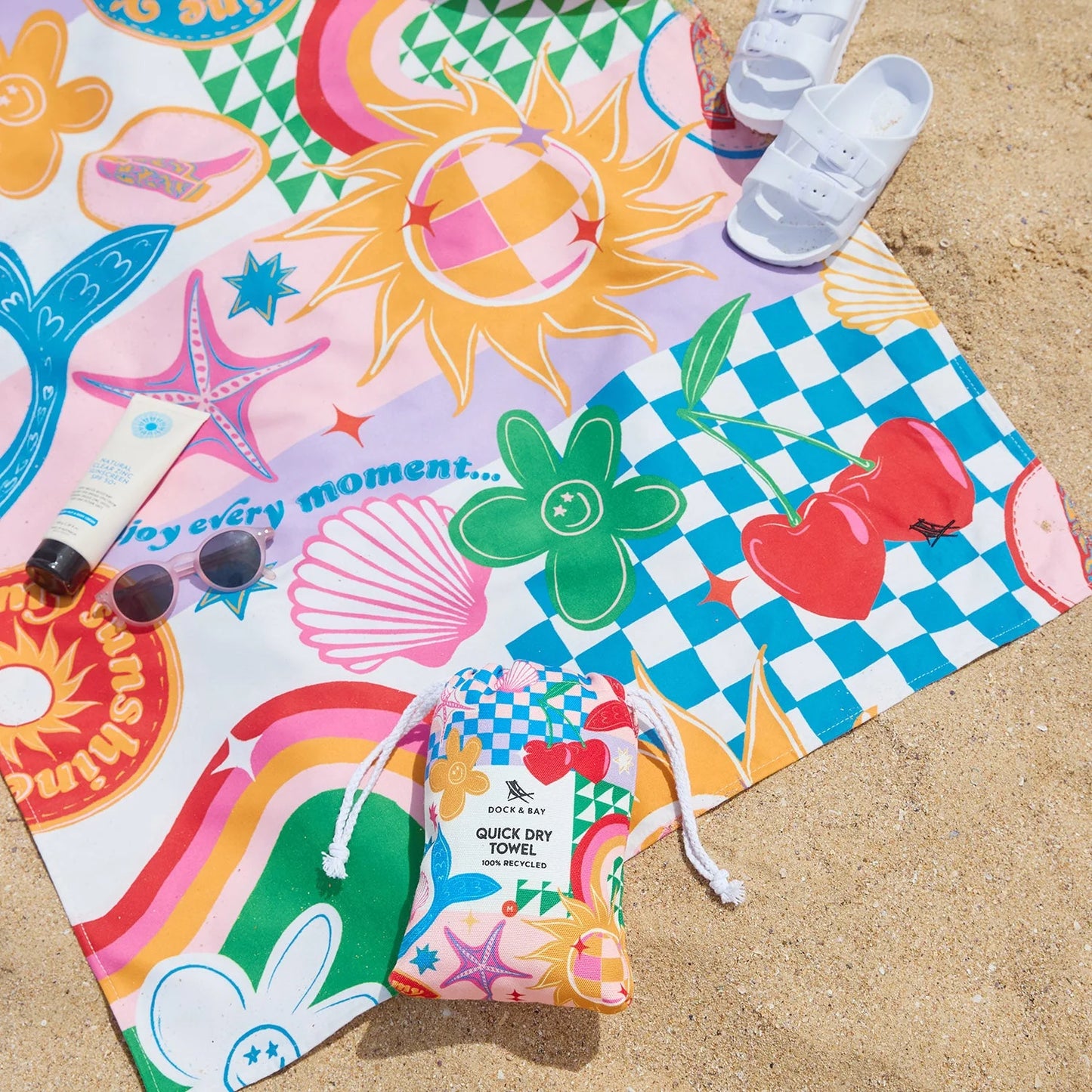 Toalla Good vibes L – Toalla infantil de playa y piscina