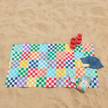 Toalla Check me out L – Toalla infantil de playa y piscina