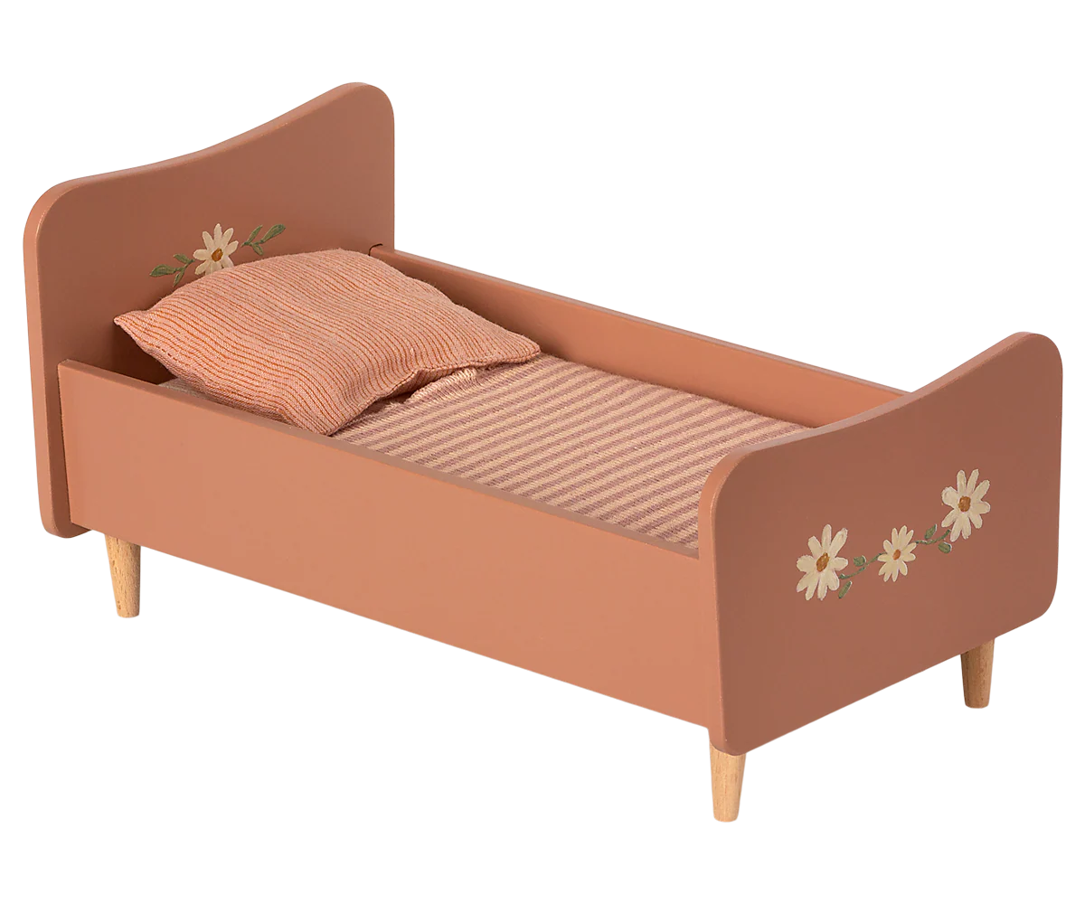 Cama de madera mini - Rosa